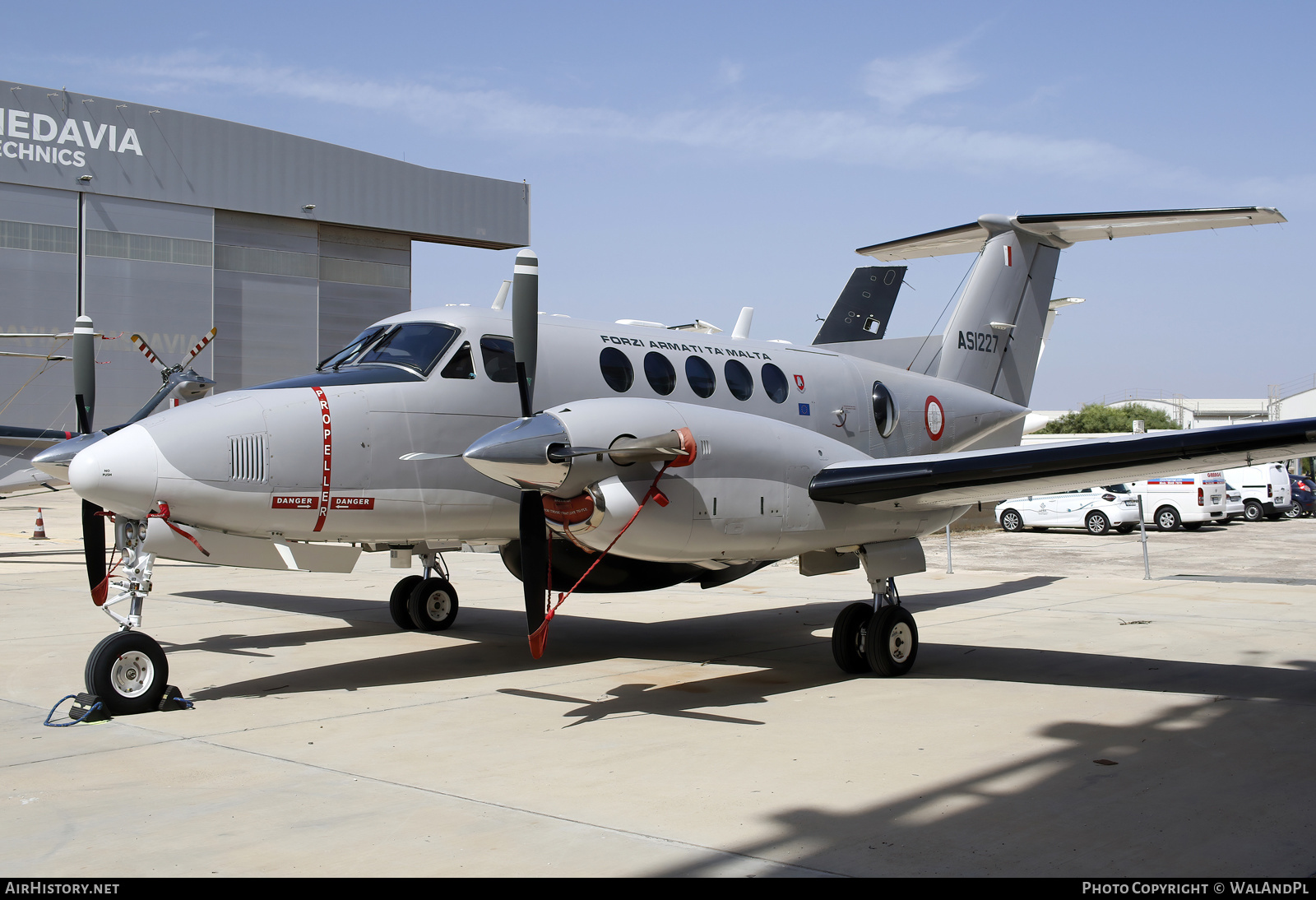 Aircraft Photo of AS1227 | Hawker Beechcraft B200 King Air | Malta - Air Force | AirHistory.net #605017