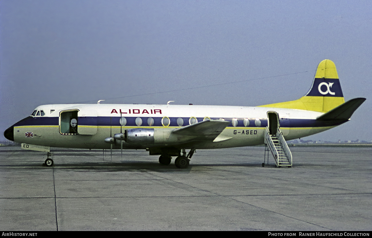 Aircraft Photo of G-ASED | Vickers 831 Viscount | Alidair | AirHistory.net #605046