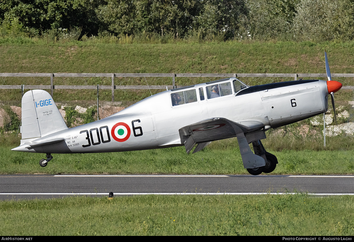 Aircraft Photo of I-GIGE / MM52801 | Fiat G-46-3B | Italy - Air Force | AirHistory.net #605077