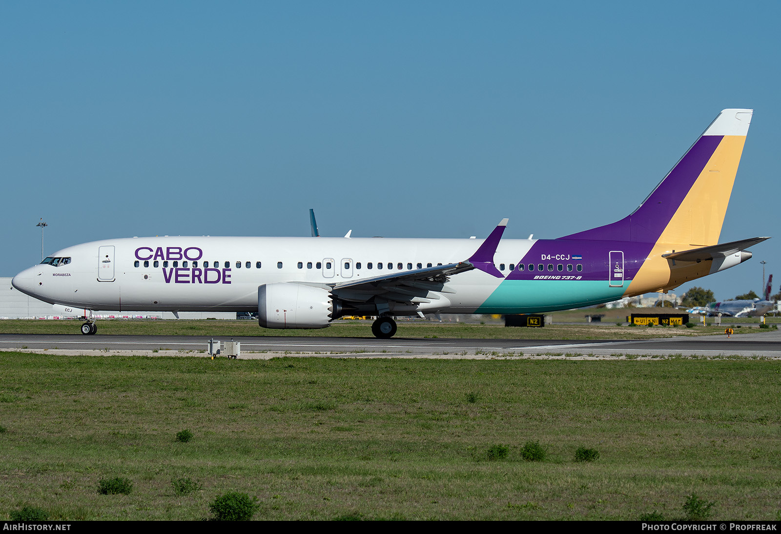 Aircraft Photo of D4-CCJ | Boeing 737-8 Max 8 | Cabo Verde Airlines | AirHistory.net #605082