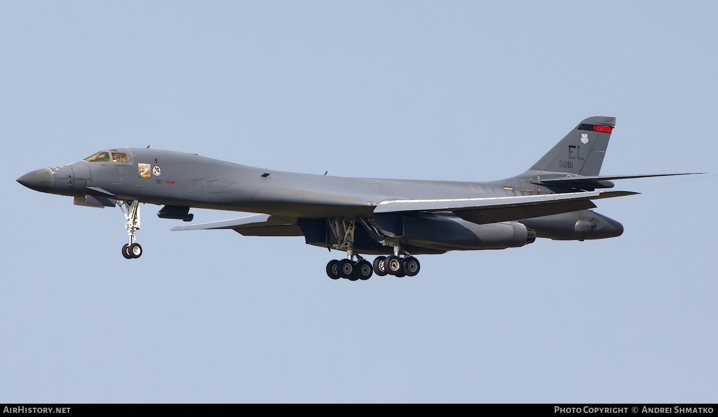 Aircraft Photo of 85-0081 / AF85-081 | Rockwell B-1B Lancer | USA - Air Force | AirHistory.net #605087