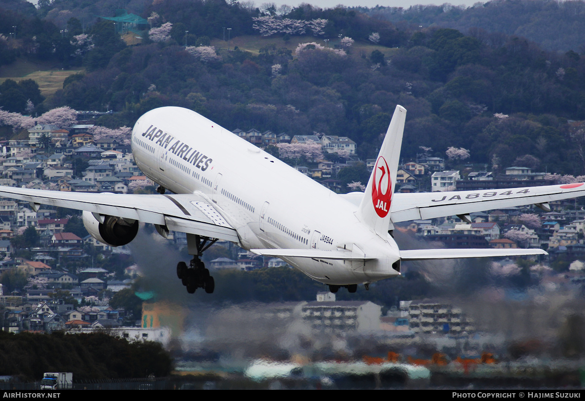 Aircraft Photo of JA8944 | Boeing 777-346 | Japan Airlines - JAL | AirHistory.net #605091