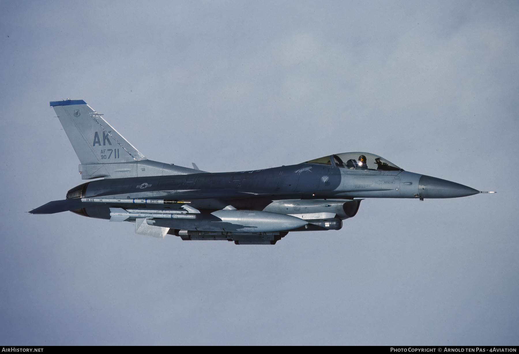Aircraft Photo of 90-0711 / AF90-711 | Lockheed Martin F-16CG Night Falcon | USA - Air Force | AirHistory.net #605097