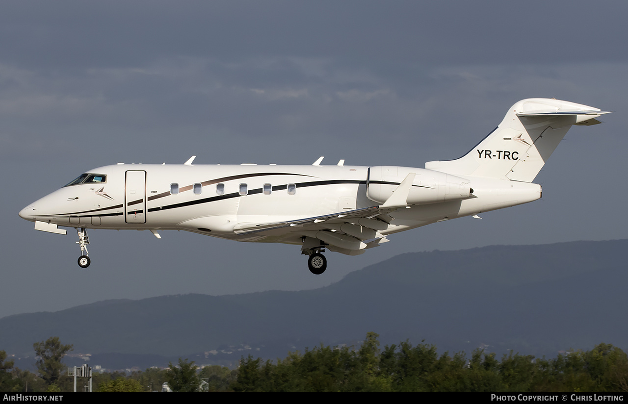 Aircraft Photo of YR-TRC | Bombardier Challenger 300 (BD-100-1A10) | Toyo Aviation | AirHistory.net #605112