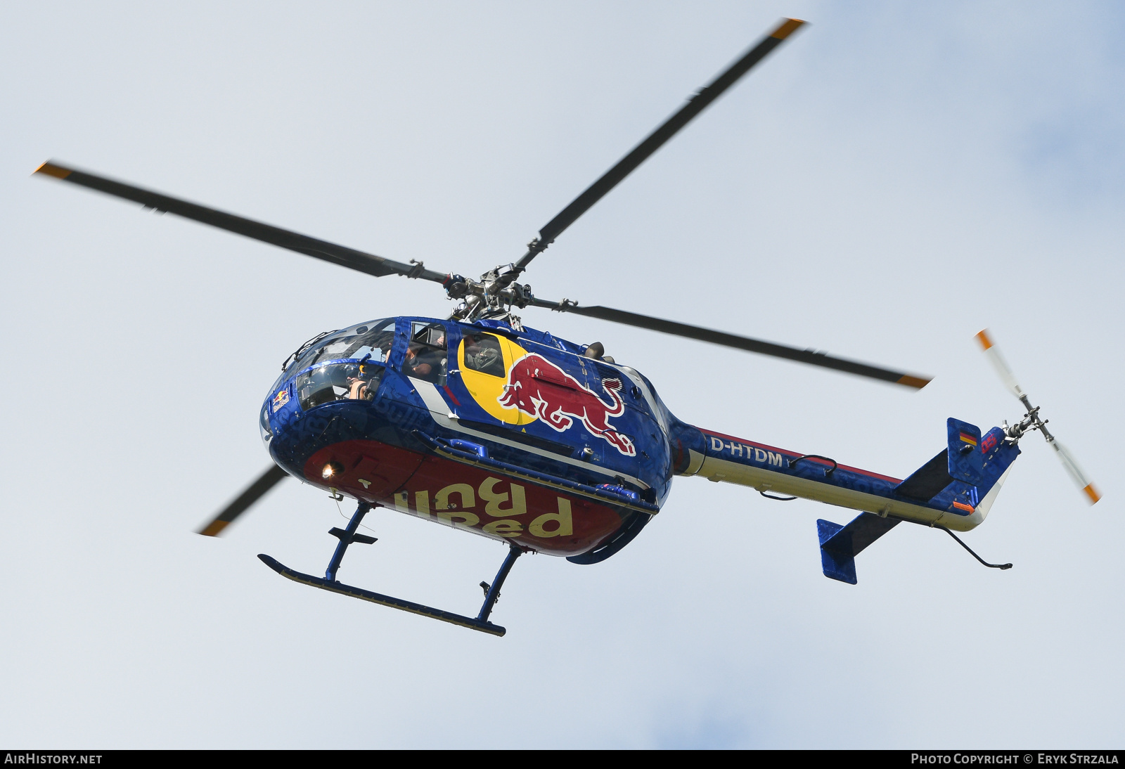 Aircraft Photo of D-HTDM | MBB BO-105CB | Red Bull | AirHistory.net #605113