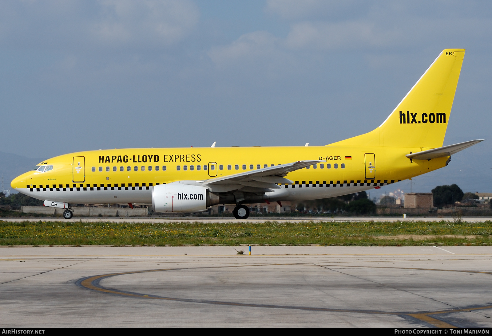 Aircraft Photo of D-AGER | Boeing 737-75B | Hapag-Lloyd Express | AirHistory.net #605127