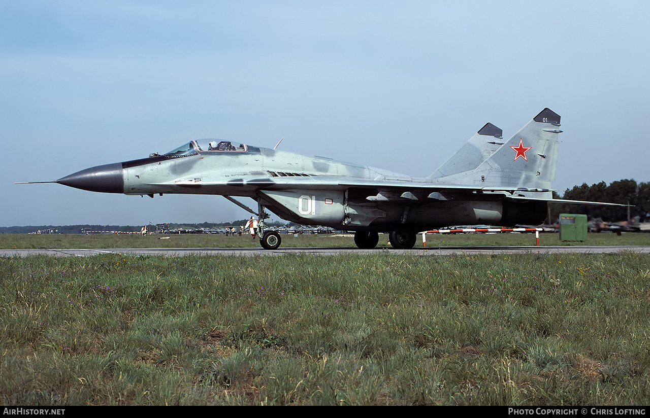 Aircraft Photo of 01 white | Mikoyan-Gurevich MiG-29 (9-13) | Russia - Air Force | AirHistory.net #605142