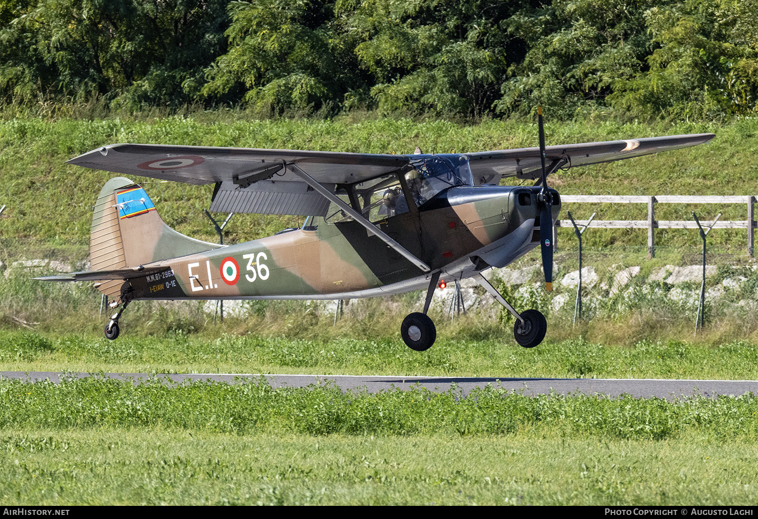 Aircraft Photo of I-EIAW / MM61-2963 | Cessna O-1E Bird Dog (305C/L-19E) | Italy - Army | AirHistory.net #605149