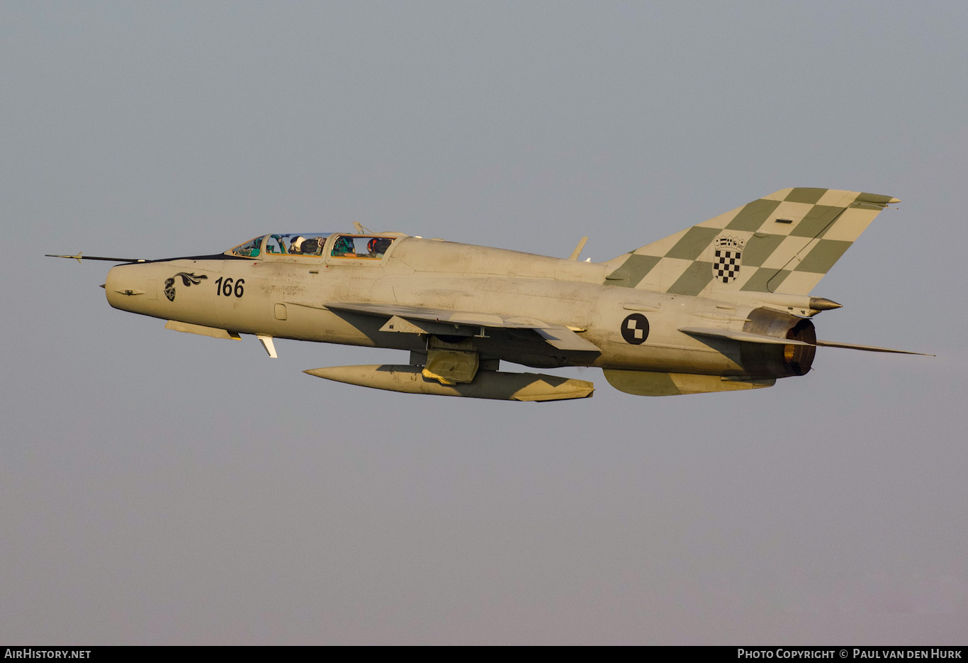 Aircraft Photo of 166 | Mikoyan-Gurevich MiG-21UMD | Croatia - Air Force | AirHistory.net #605205