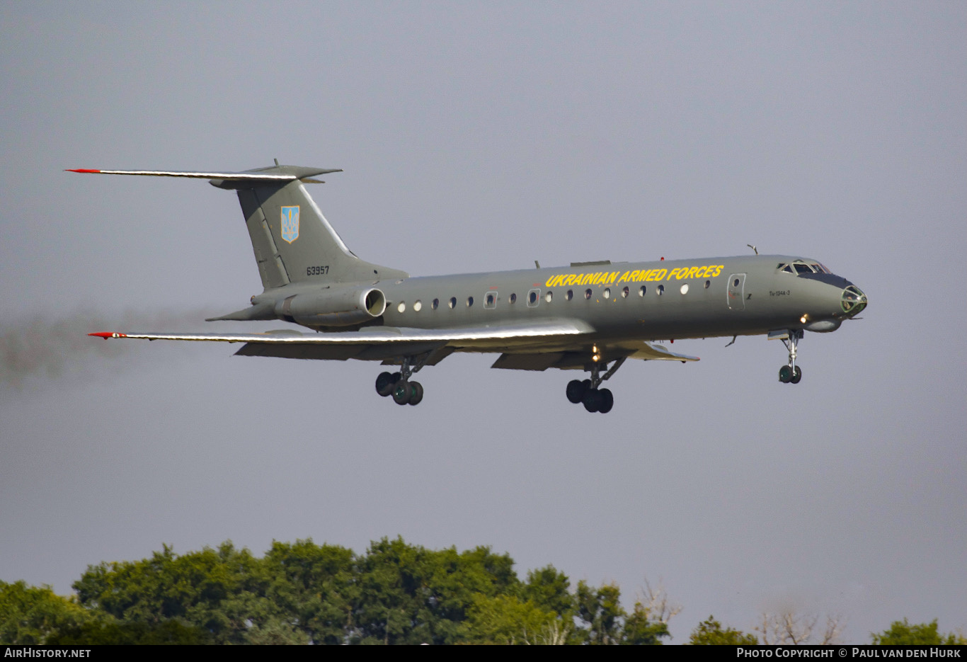 Aircraft Photo of 63957 | Tupolev Tu-134A-3 | Ukraine - Air Force | AirHistory.net #605206