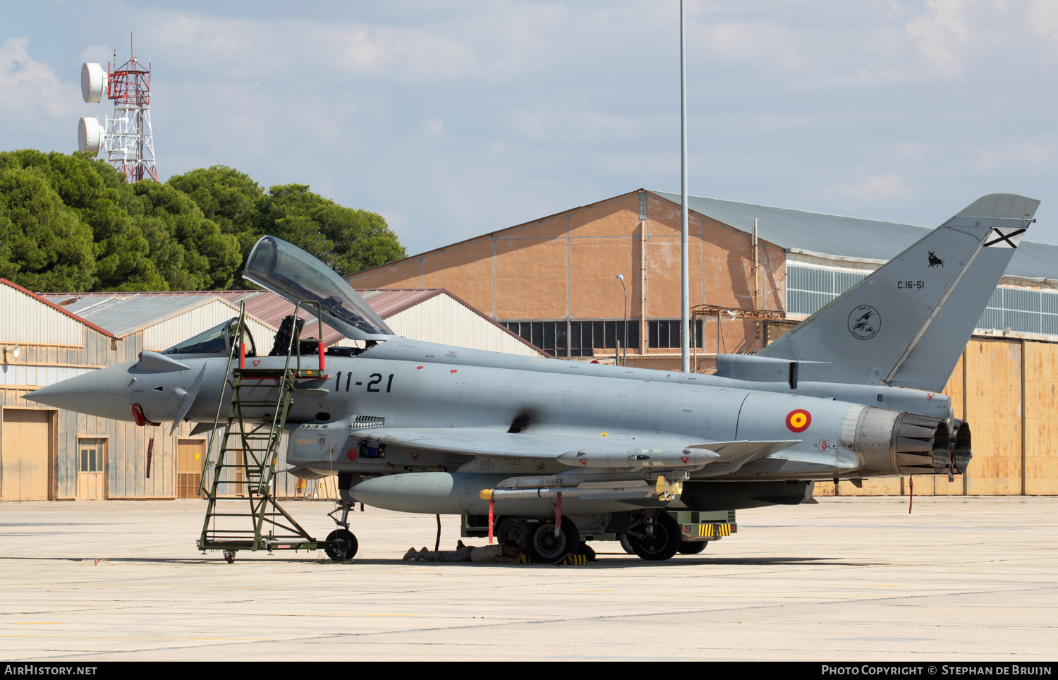 Aircraft Photo of C16-51 | Eurofighter EF-2000 Typhoon S | Spain - Air Force | AirHistory.net #605221