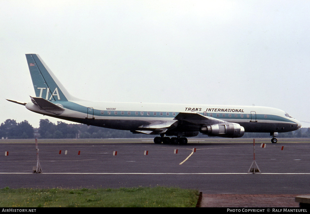 Aircraft Photo of N8008F | Douglas DC-8-54CF Jet Trader | Trans International Airlines - TIA | AirHistory.net #605222