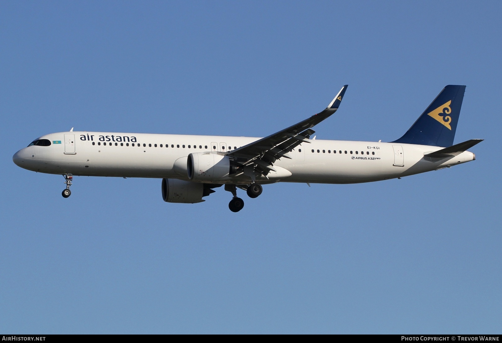 Aircraft Photo of EI-KGI | Airbus A321-271NX | Air Astana | AirHistory.net #605241