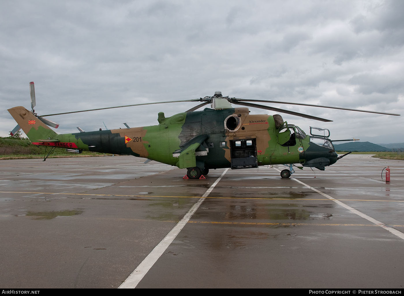 Aircraft Photo of 201 | Mil Mi-24V Alexander | North Macedonia - Air Force | AirHistory.net #605259