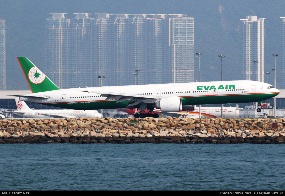 Aircraft Photo of B-16709 | Boeing 777-35E/ER | EVA Air | AirHistory.net #605263