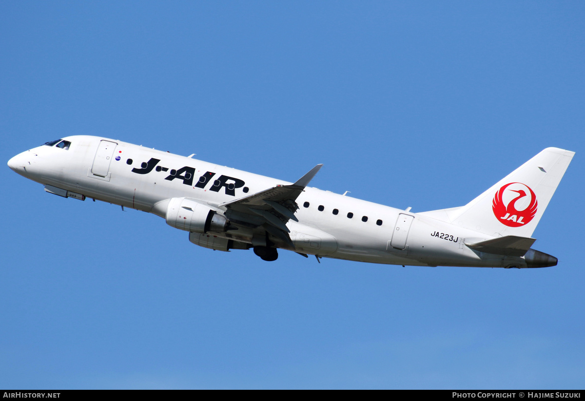 Aircraft Photo of JA223J | Embraer 170STD (ERJ-170-100STD) | J-Air | AirHistory.net #605279