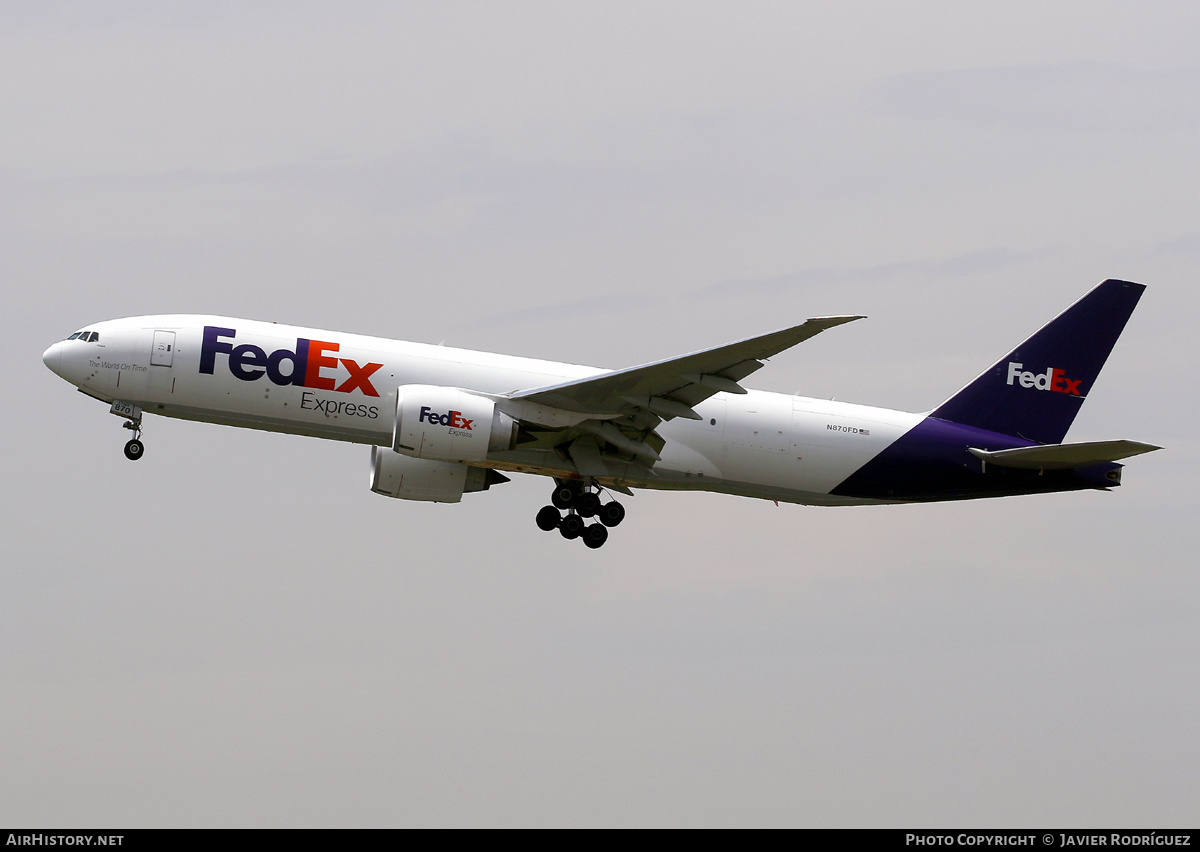 Aircraft Photo of N870FD | Boeing 777-F | FedEx Express | AirHistory.net #605283