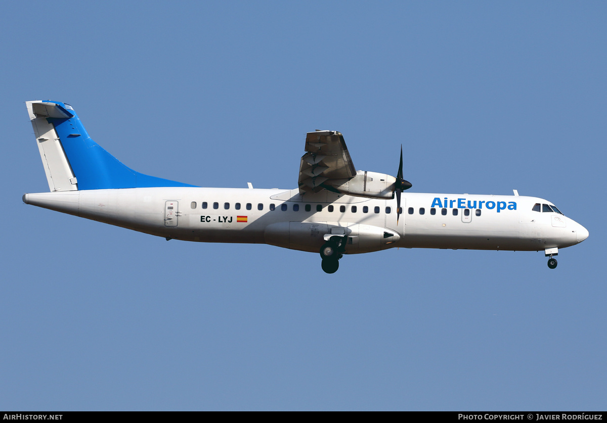 Aircraft Photo of EC-LYJ | ATR ATR-72-500 (ATR-72-212A) | Air Europa | AirHistory.net #605285
