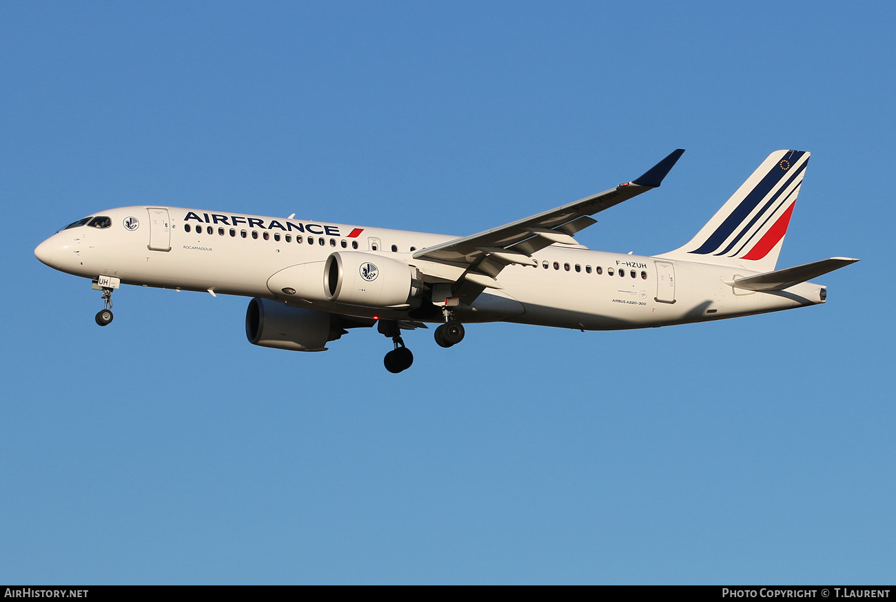 Aircraft Photo of F-HZUH | Airbus A220-371 (BD-500-1A11) | Air France | AirHistory.net #605293