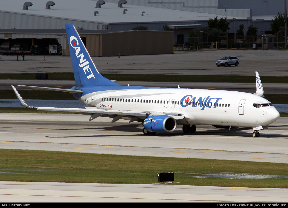 Aircraft Photo of C-FXGG | Boeing 737-81Q | CanJet Airlines | AirHistory.net #605298