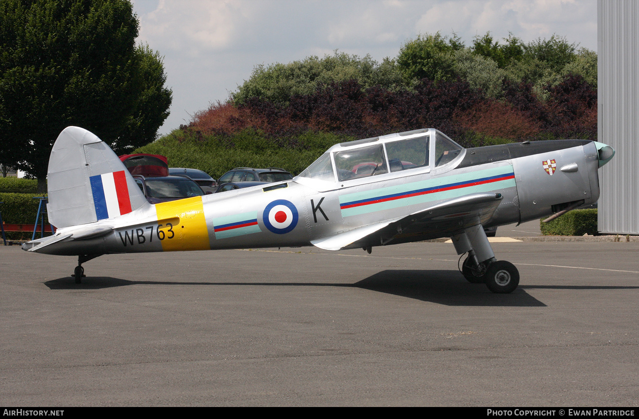 Aircraft Photo of G-BBMR / WB763 | De Havilland Canada DHC-1 Chipmunk Mk22 | UK - Air Force | AirHistory.net #605328