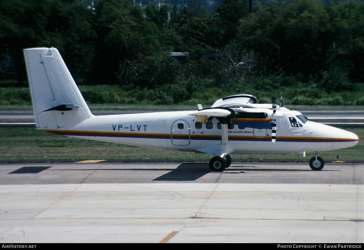 Aircraft Photo of VP-LVT | De Havilland Canada DHC-6-300 Twin Otter | Virgin Islands Airways | AirHistory.net #605336