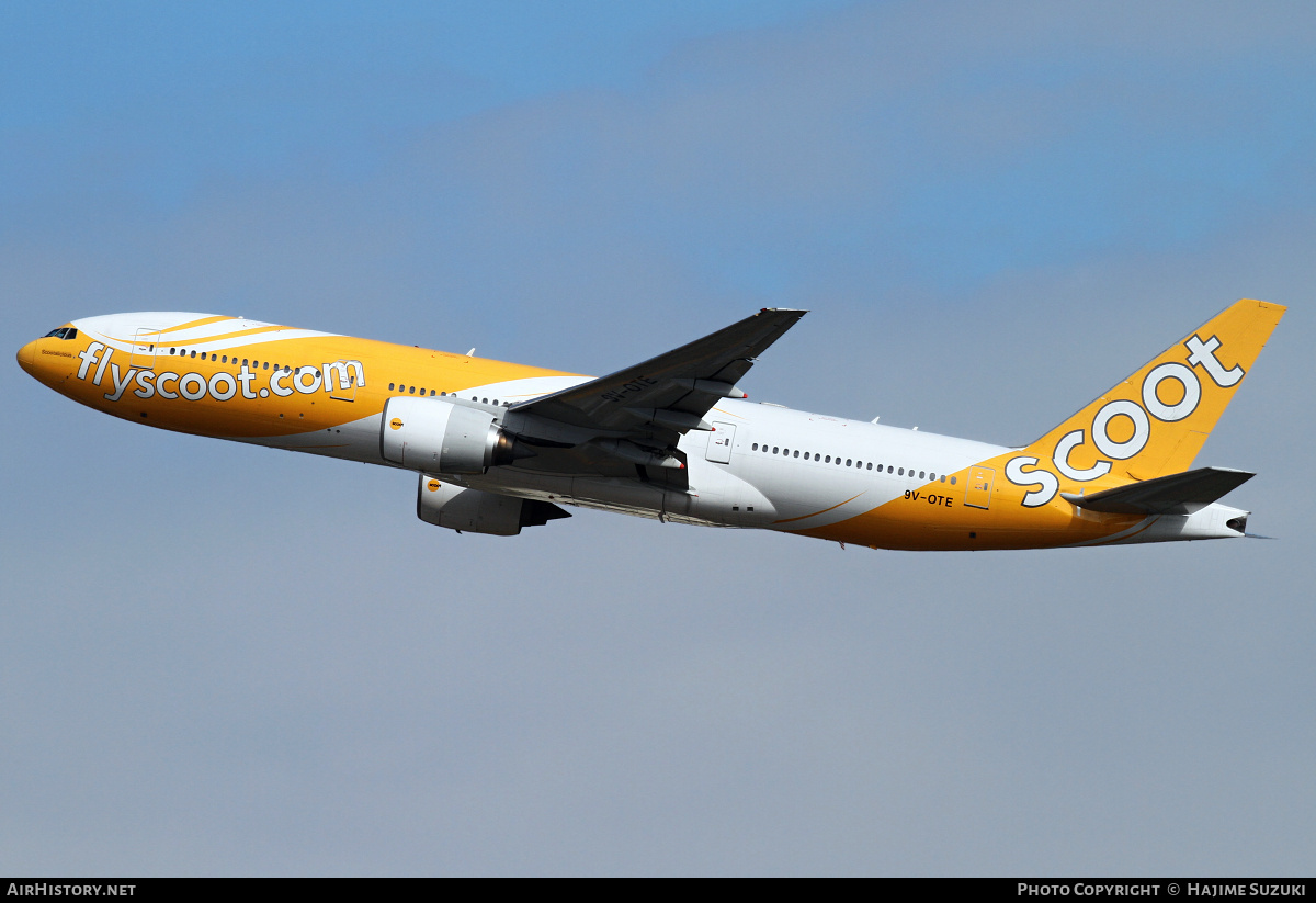 Aircraft Photo of 9V-OTE | Boeing 777-212/ER | Scoot | AirHistory.net #605350