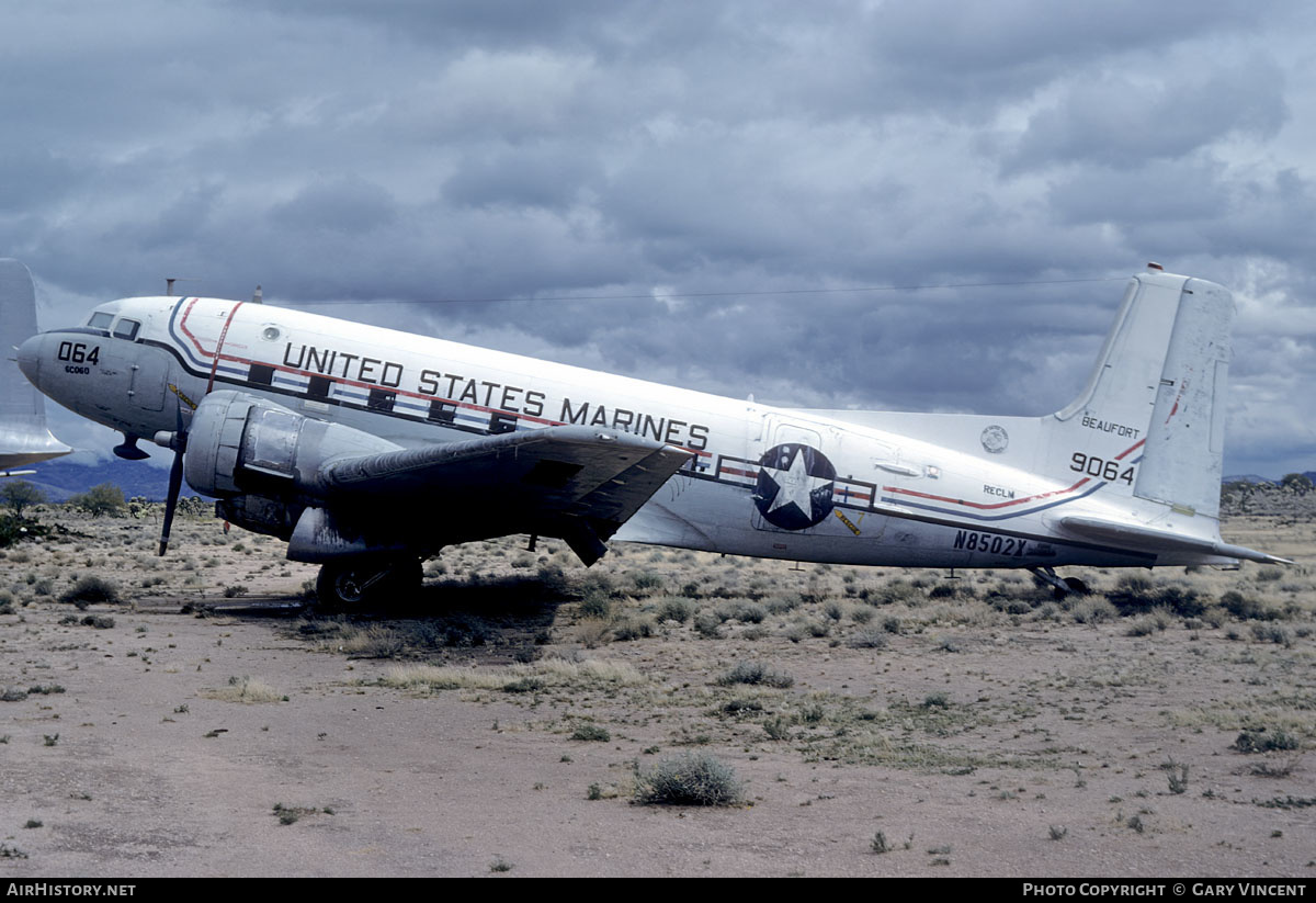Aircraft Photo of N8502X / 9064 | Douglas C-117D (DC-3S) | USA - Marines | AirHistory.net #605351