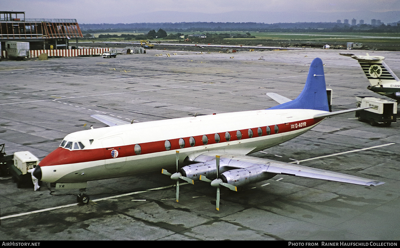 Aircraft Photo of G-AOYR | Vickers 806 Viscount | BKS Air Transport | AirHistory.net #605370