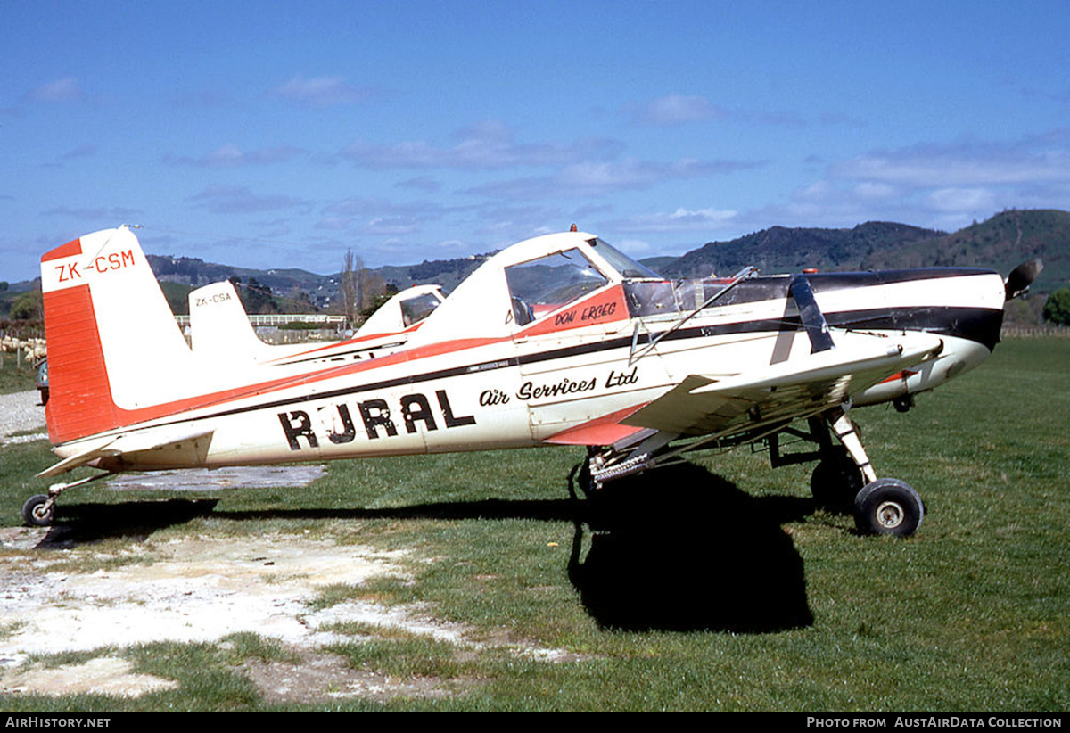 Aircraft Photo of ZK-CSM | Cessna A188 AgWagon 300 | Rural Air Services | AirHistory.net #605385