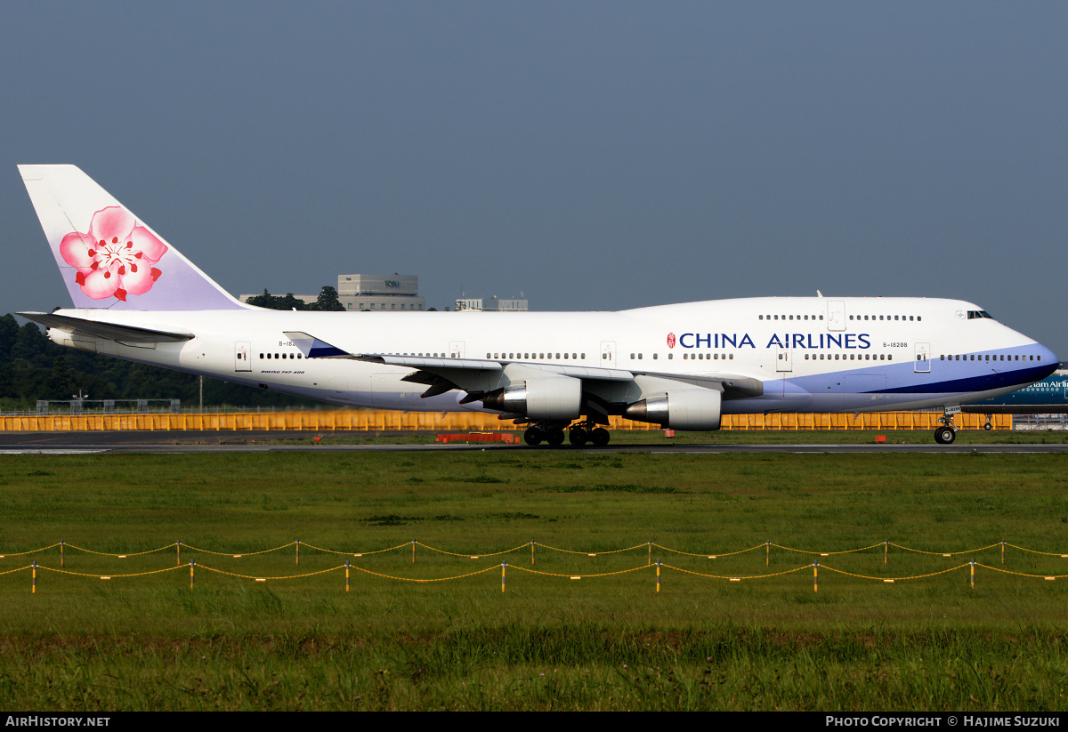 Aircraft Photo of B-18208 | Boeing 747-409 | China Airlines | AirHistory.net #605393