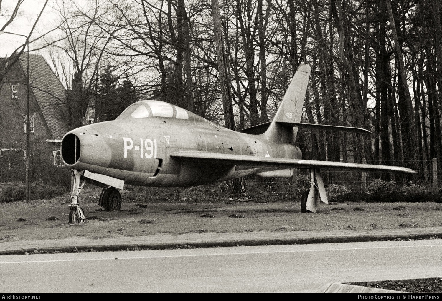 Aircraft Photo of P-191 | Republic F-84F Thunderstreak | Netherlands - Air Force | AirHistory.net #605407