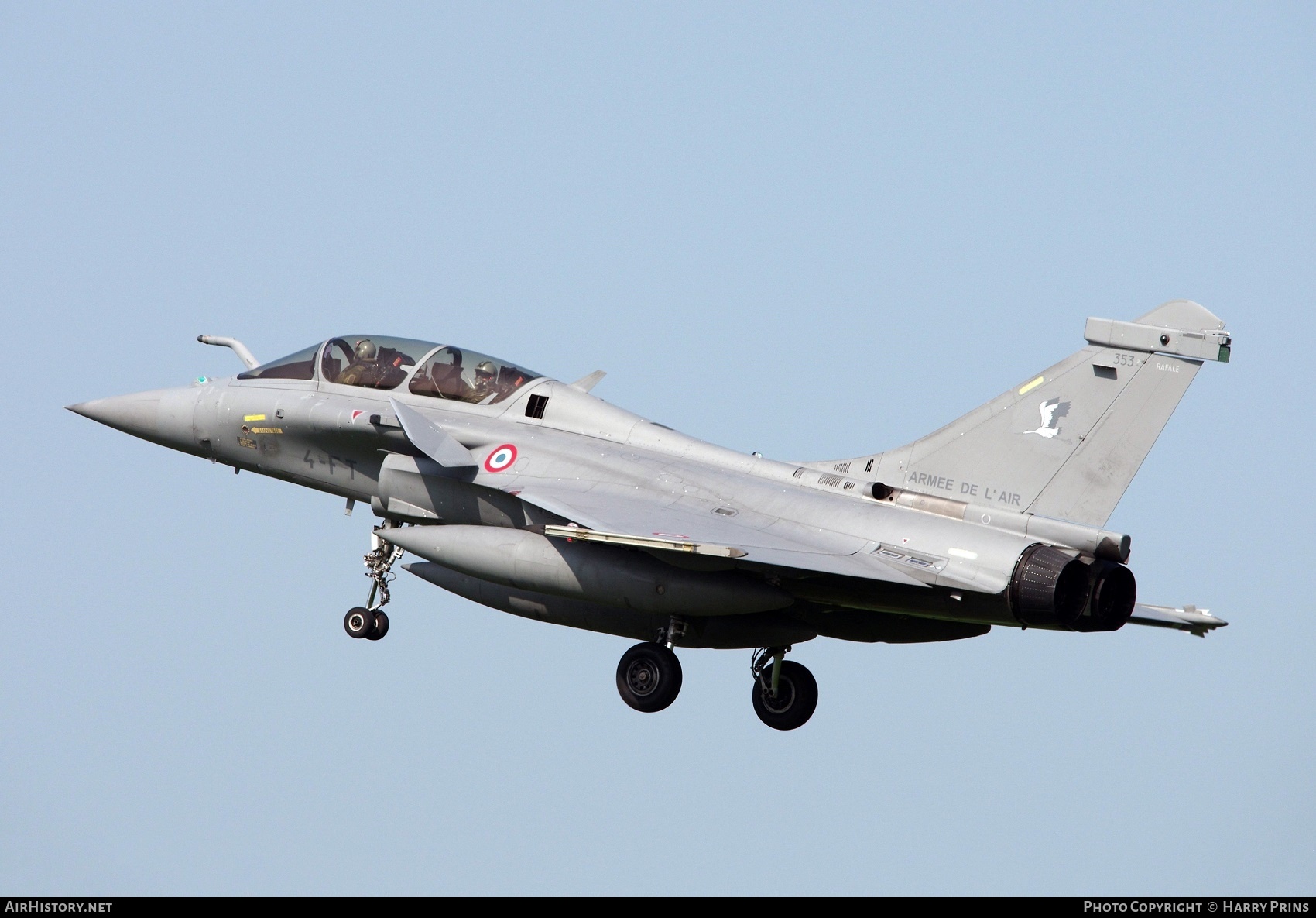 Aircraft Photo of 353 | Dassault Rafale B | France - Air Force | AirHistory.net #605424