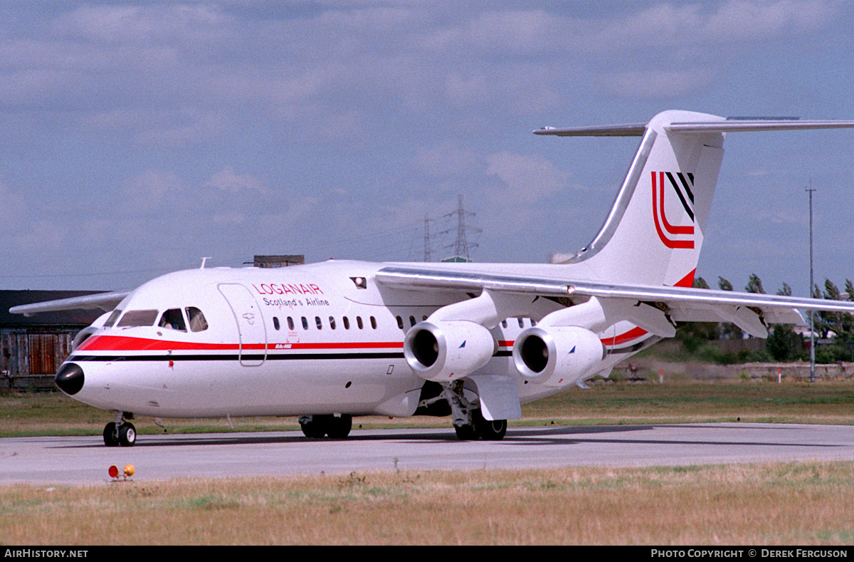 Aircraft Photo of G-OLCB | British Aerospace BAe-146-200A | Loganair | AirHistory.net #605439