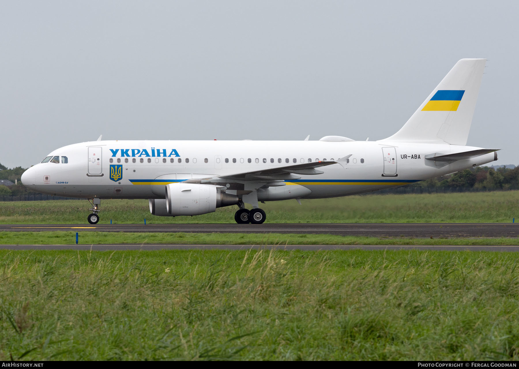 Aircraft Photo of UR-ABA | Airbus ACJ319 (A319-115/CJ) | Ukraine Government | AirHistory.net #605440