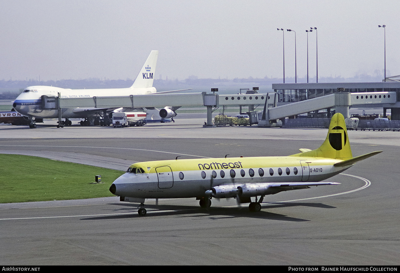 Aircraft Photo of G-AOYO | Vickers 806 Viscount | Northeast Airlines | AirHistory.net #605449