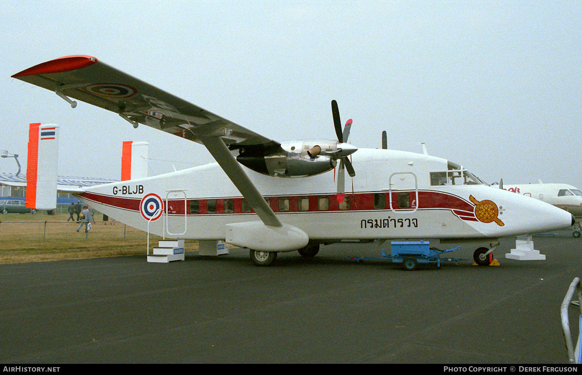 Aircraft Photo of G-BLJB | Short 330UTT | Thailand - Police | AirHistory.net #605454