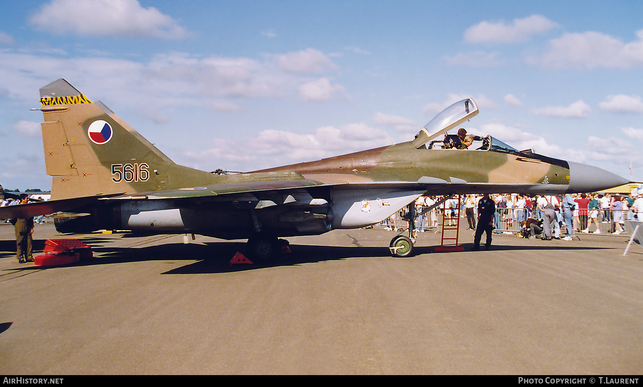 Aircraft Photo of 5616 | Mikoyan-Gurevich MiG-29A (9-12A) | Czechoslovakia - Air Force | AirHistory.net #605495