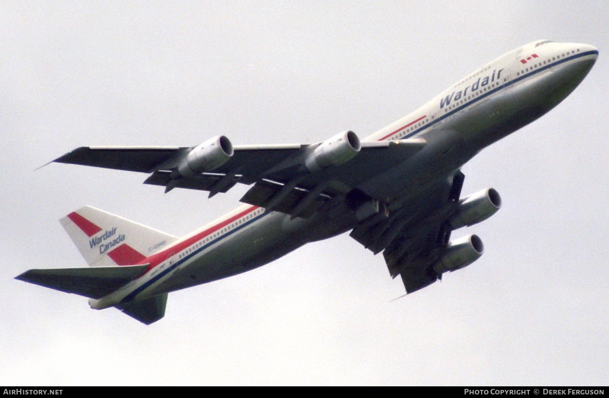 Aircraft Photo of C-GXRD | Boeing 747-211B | Wardair Canada | AirHistory.net #605502
