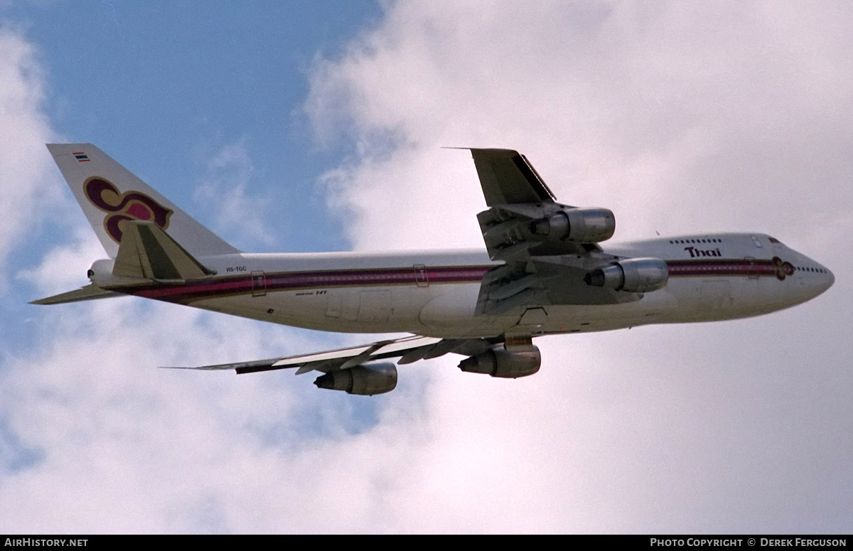 Aircraft Photo of HS-TGC | Boeing 747-2D7B | Thai Airways International | AirHistory.net #605527