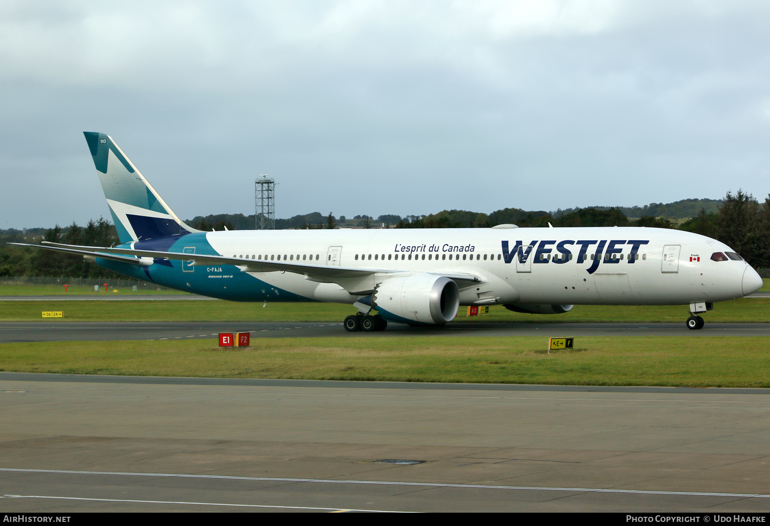 Aircraft Photo of C-FAJA | Boeing 787-9 Dreamliner | WestJet | AirHistory.net #605530