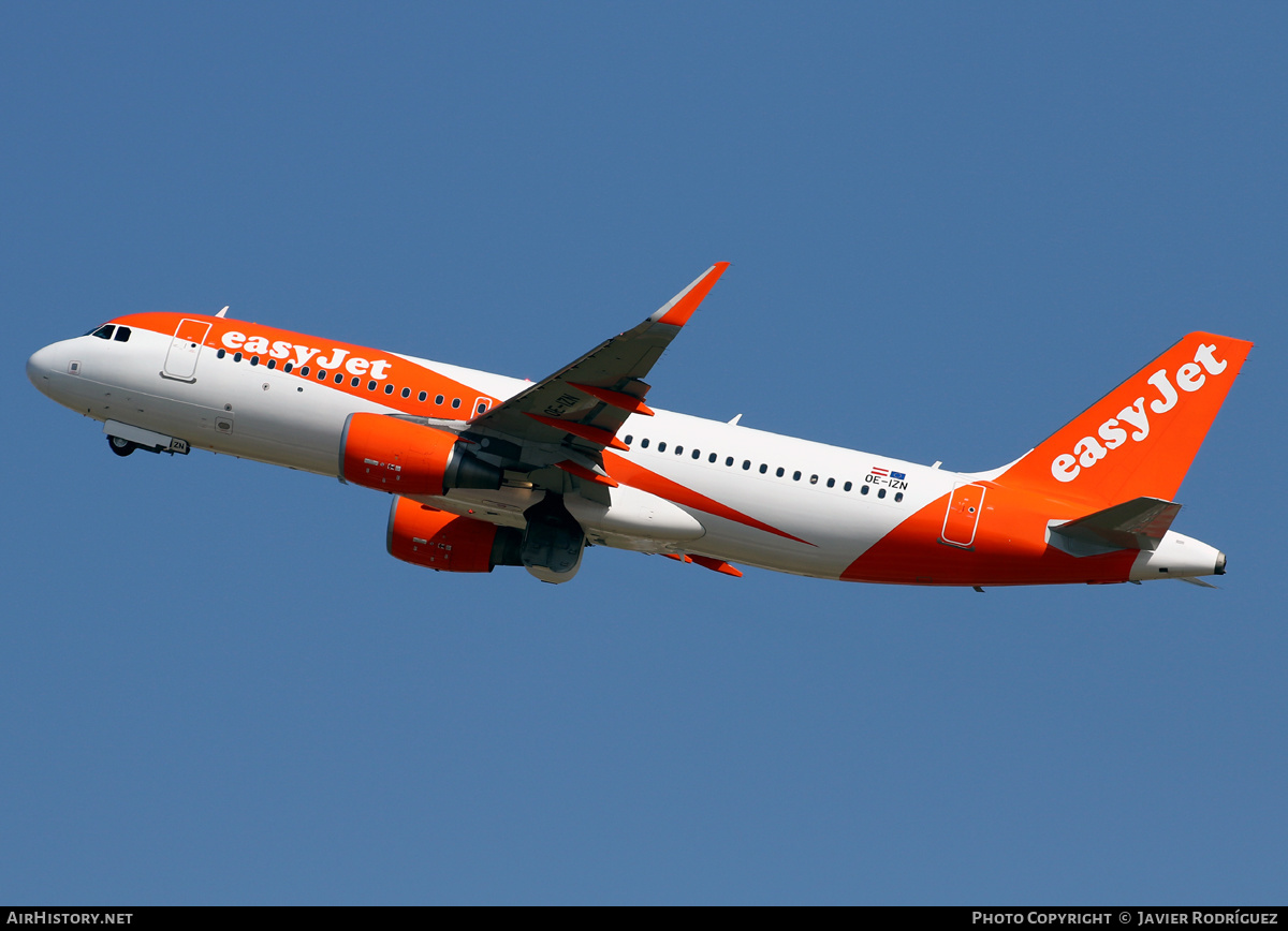 Aircraft Photo of OE-IZN | Airbus A320-214 | EasyJet | AirHistory.net #605569