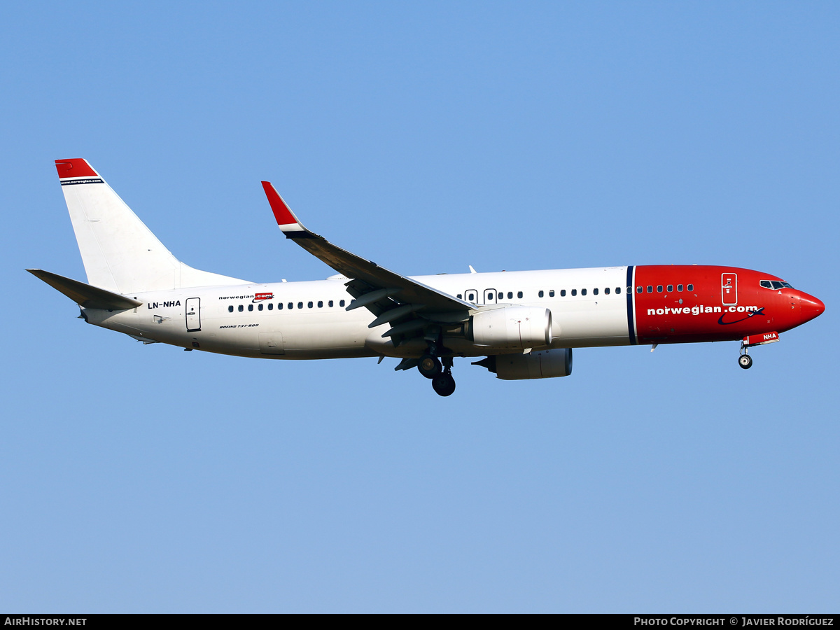Aircraft Photo of LN-NHA | Boeing 737-8JP | Norwegian | AirHistory.net #605570