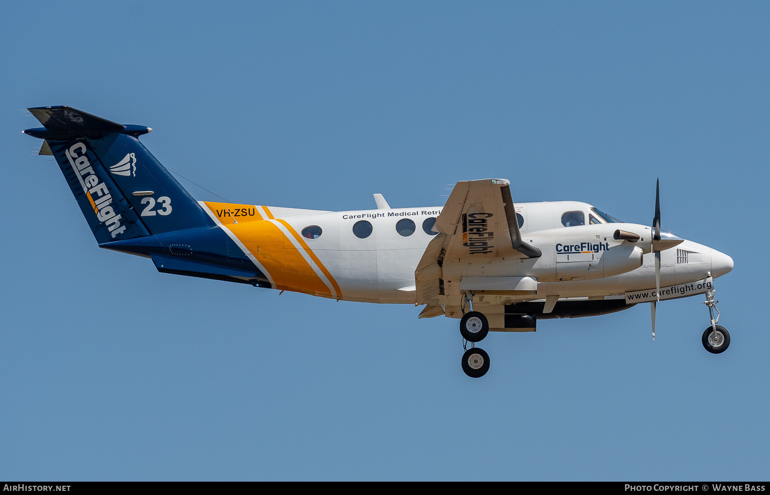 Aircraft Photo of VH-ZSU | Beech B200 Super King Air | CareFlight | AirHistory.net #605571