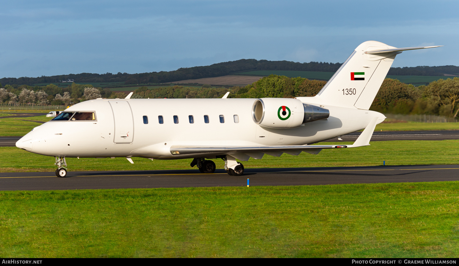 Aircraft Photo of 1350 | Bombardier Challenger 650 (CL-600-2B16) | United Arab Emirates - Air Force | AirHistory.net #605584