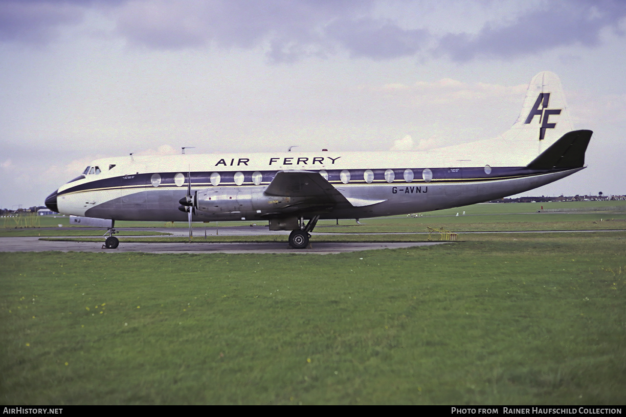 Aircraft Photo of G-AVNJ | Vickers 812 Viscount | Air Ferry | AirHistory.net #605592