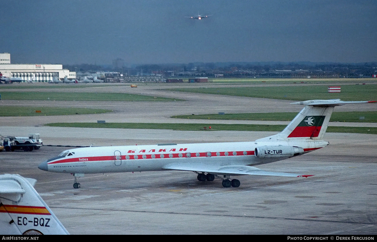 Aircraft Photo of LZ-TUR | Tupolev Tu-134A | Balkan - Bulgarian Airlines | AirHistory.net #605598