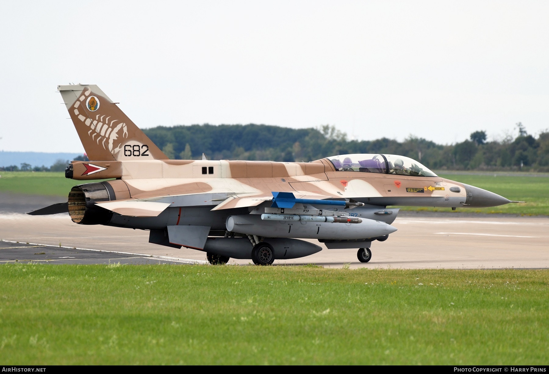 Aircraft Photo of 682 | General Dynamics F-16D Barak | Israel - Air Force | AirHistory.net #605608