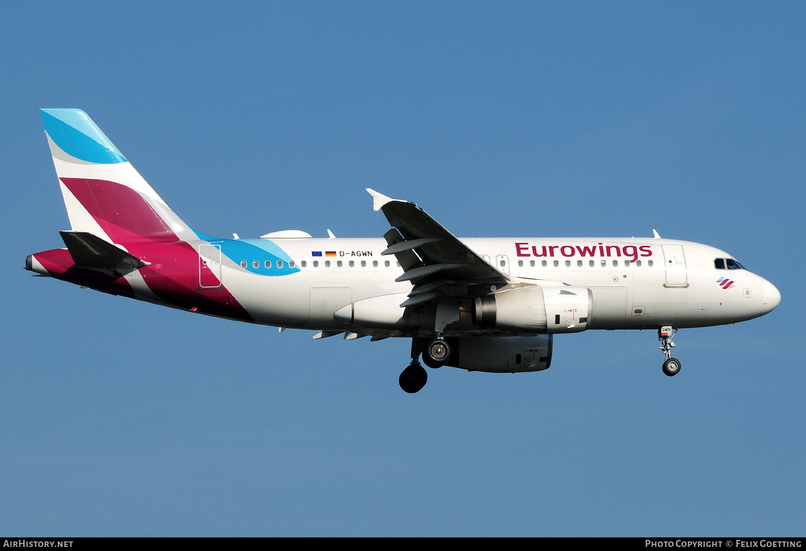 Aircraft Photo of D-AGWN | Airbus A319-132 | Eurowings | AirHistory.net #605627