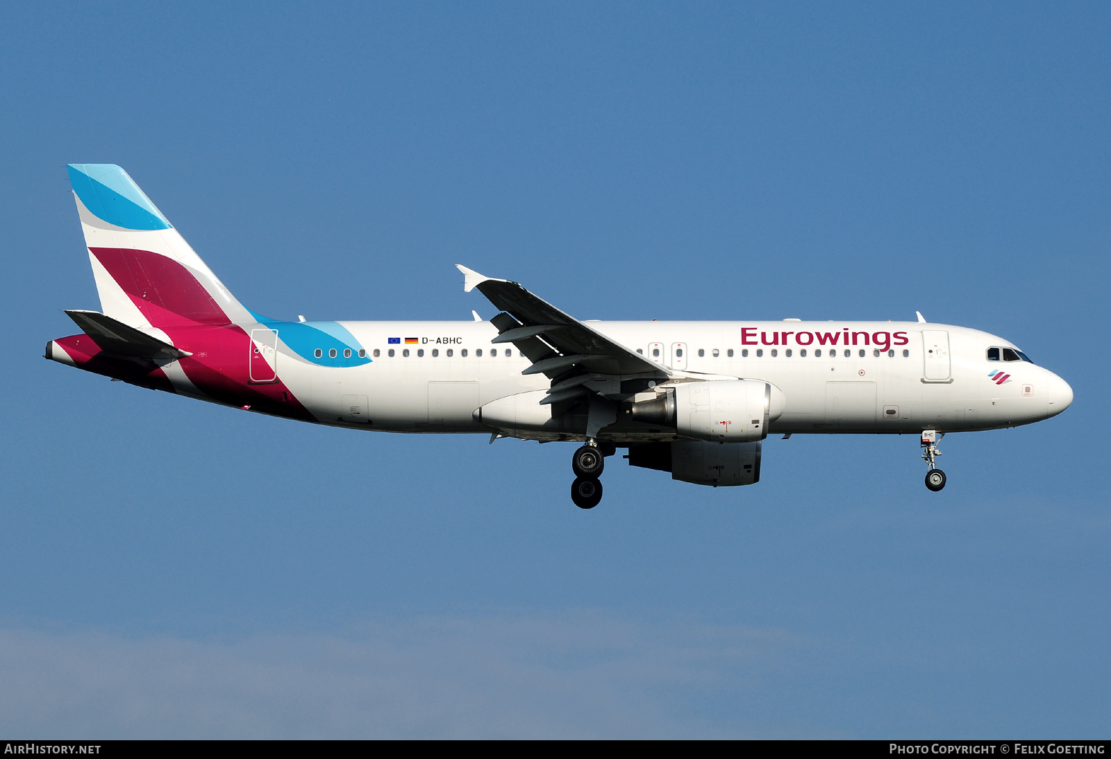 Aircraft Photo of D-ABHC | Airbus A320-214 | Eurowings | AirHistory.net #605637